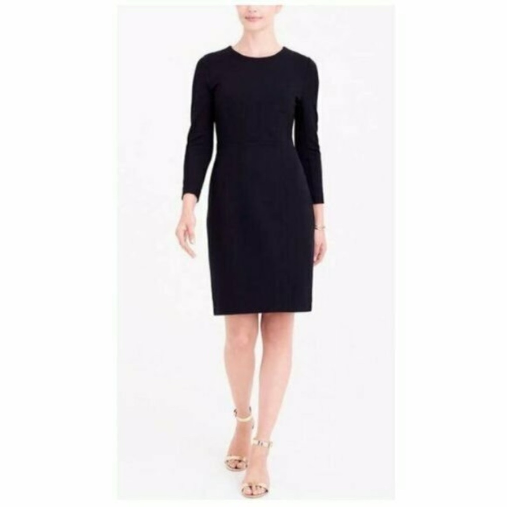 J Crew factory Black Sheath dress